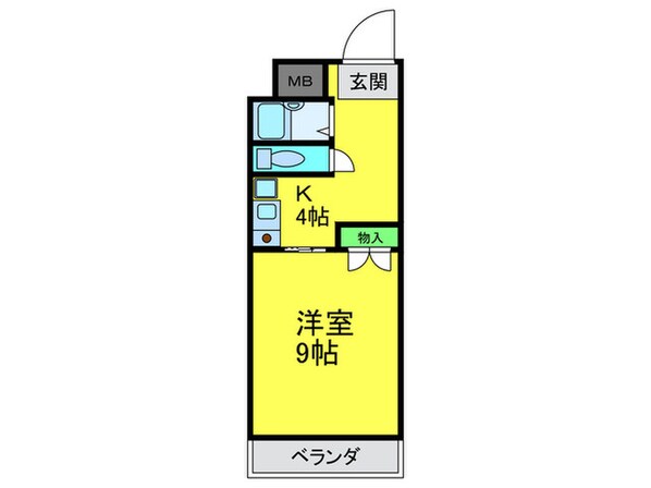 ブランドールフカイの物件間取画像